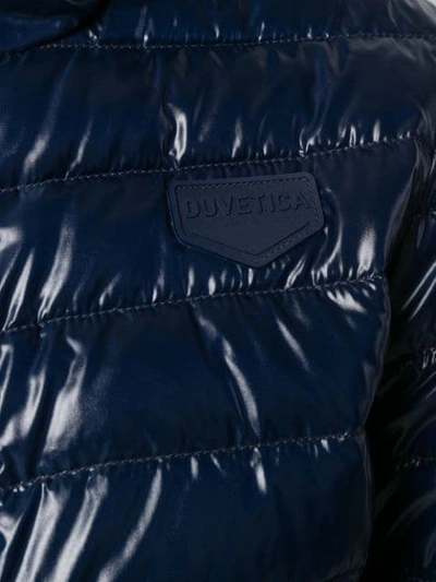 Shop Duvetica Short Padded Jacket In Blue