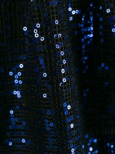 SELF-PORTRAIT SEQUIN EMBROIDERED DRESS - 蓝色