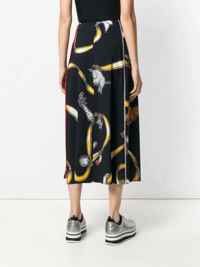 Shop Marni X Frank Navin Printed Maxi Skirt - Black