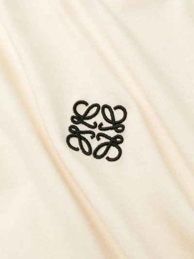 LOEWE EMBROIDERED CHEST LOGO T-SHIRT - 黄色