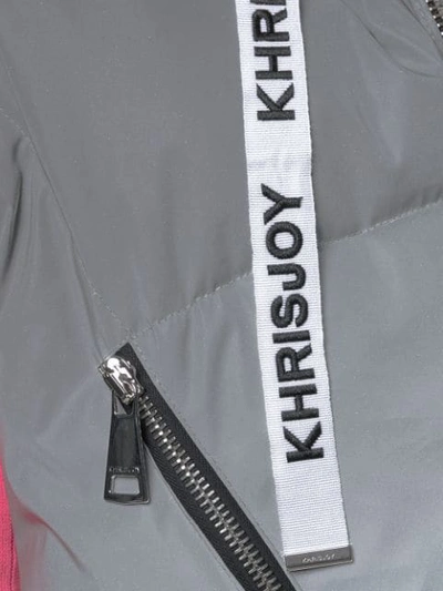 Shop Khrisjoy Reflective Gilet In Grey