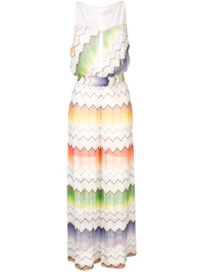 Shop Missoni Printed Playsuit In Multicolour