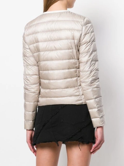 Shop Moncler Slim In Neutrals