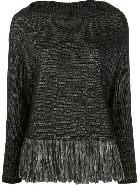 Blumarine Pullover Mit Fransen In 140 Modesens