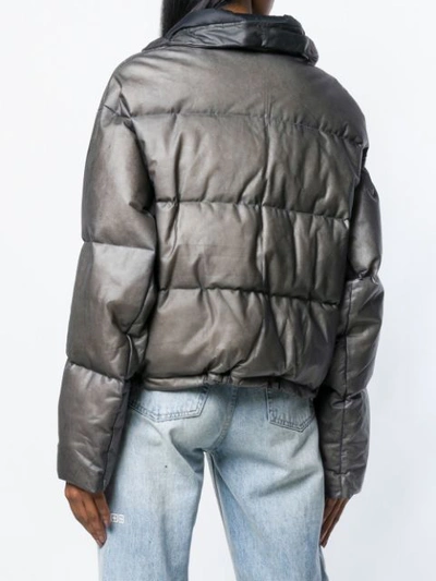 Shop Isaac Sellam Experience Padded Jacket In Grey