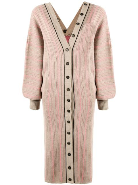 button up cardigan dress