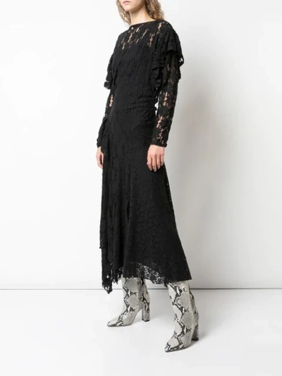 Shop Isabel Marant Étoile Vally Dress In Black