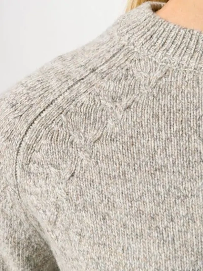 Shop Aspesi Fine Knit Sweater In Neutrals
