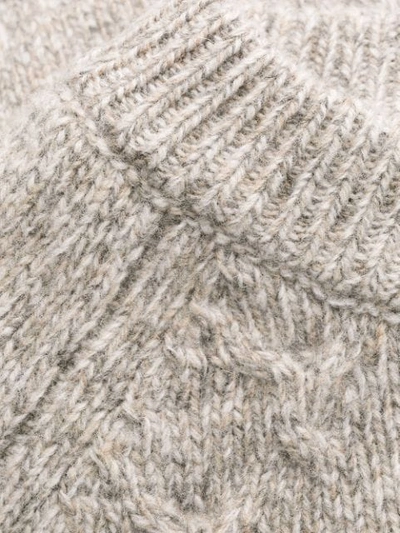Shop Aspesi Fine Knit Sweater In Neutrals