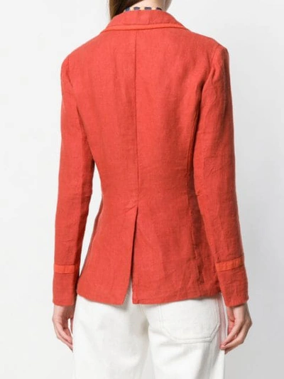 Shop The Gigi Fitted Jacket In Red