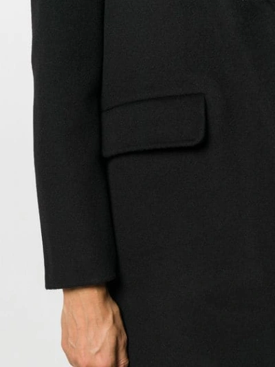 Shop Arma Single Breasted Coat In Black