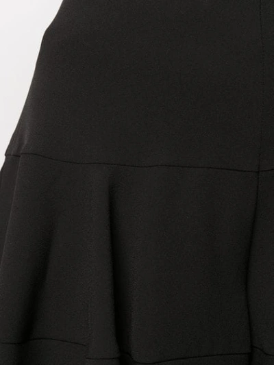 Shop Chloé Scalloped Shorts In Black