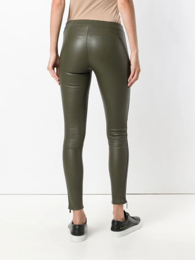 Shop Arma Skinny Trousers - Green