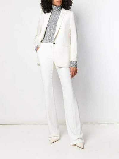 Shop Alexander Mcqueen Bootcut Trousers In White