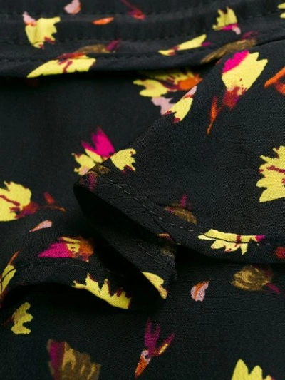 Shop Dorothee Schumacher Long Sleeve Floral Print Dress In 092 Petit Yellow