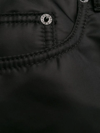 Shop Mm6 Maison Margiela Padded Straight Skirt In Black