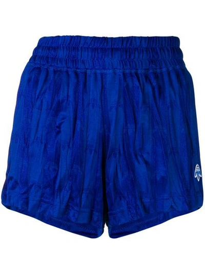 Shop Adidas Originals By Alexander Wang Gym Shorts In Blue