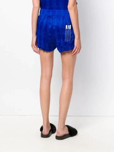 Shop Adidas Originals By Alexander Wang Gym Shorts In Blue