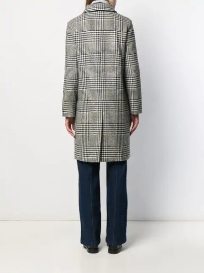 HOUNDSTOOTH PATTERNED COAT