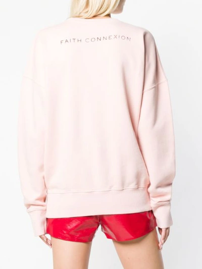 Shop Faith Connexion X Disney Sweatshirt In Pink