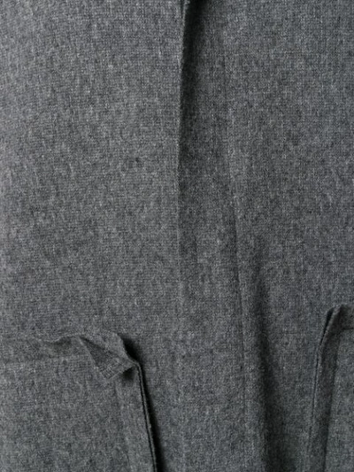 Shop Yohji Yamamoto Oversized Cardi-coat - Grey