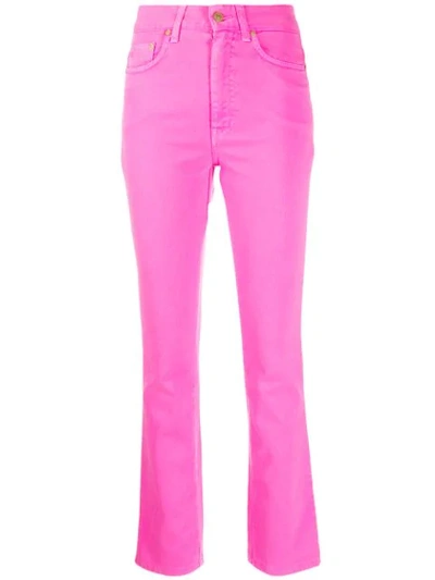Shop Chiara Ferragni Flirting Slim-fit Jeans In Pink