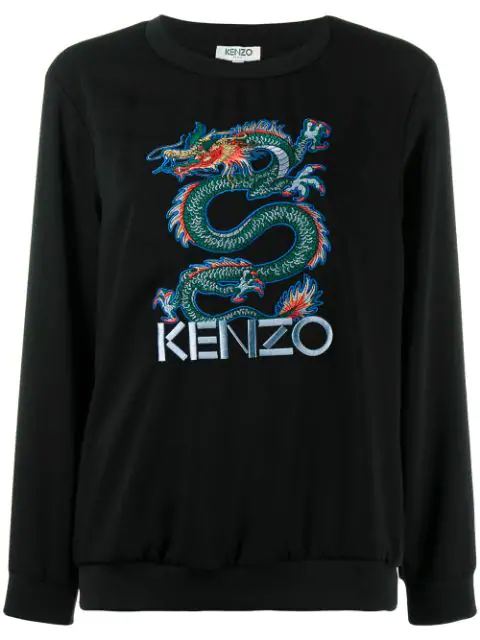 black kenzo jumper