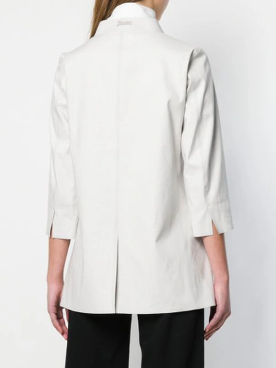 Shop Herno Reversible Jacket In White