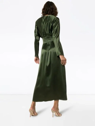 Shop Deitas Hermine Midi Dress In Green