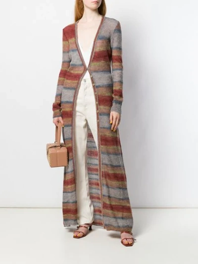 JACQUEMUS LA ROBE STRIPED KNITTED DRESS - 红色