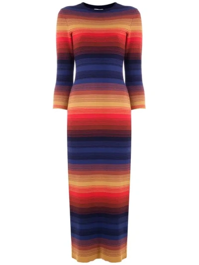 Shop Nk Horizon Bill Knit Dress In Multicolour