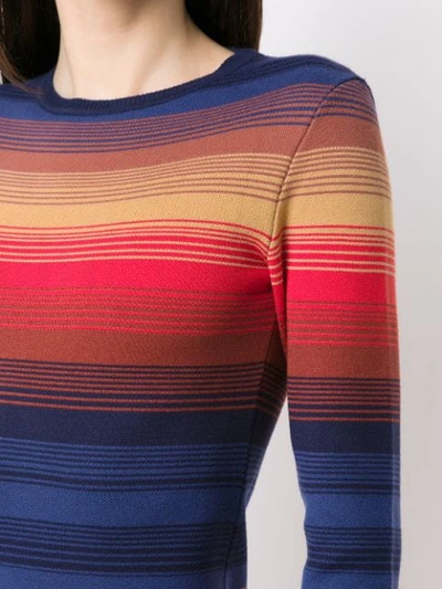 Shop Nk Horizon Bill Knit Dress In Multicolour