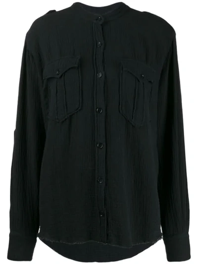 Shop Isabel Marant Étoile Relaxed Fit Shirt In Black