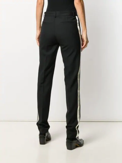 Philosophy Di Lorenzo Serafini Side Stripe Detail Tailored Trousers In Black