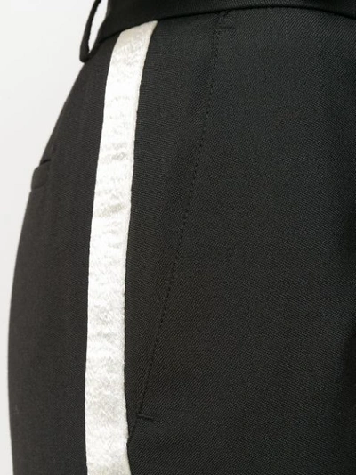 Philosophy Di Lorenzo Serafini Side Stripe Detail Tailored Trousers In Black