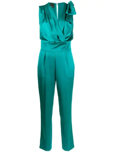 Shop Pinko Paradise Sleeveless Jumpsuit In Green