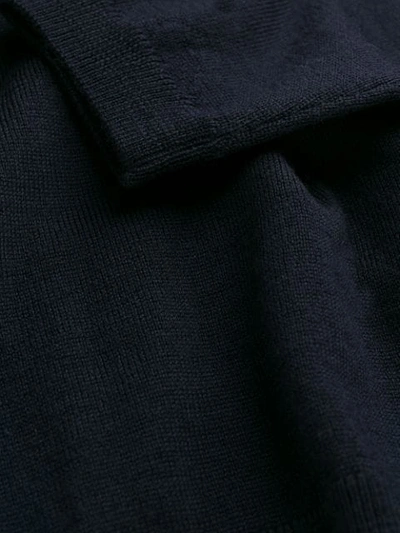 Shop Apc Fine Knit Jumper In Blue