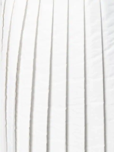 Shop Mm6 Maison Margiela Pleated Midi Skirt In White
