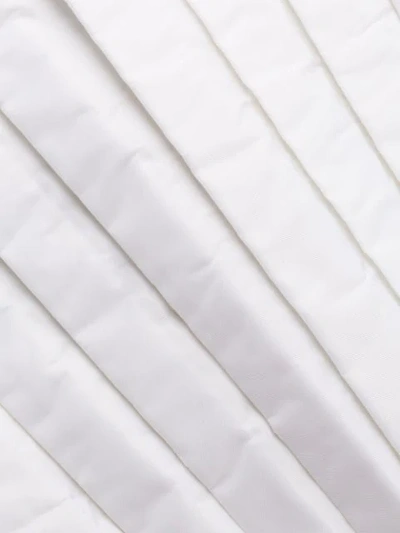 Shop Mm6 Maison Margiela Pleated Midi Skirt In White