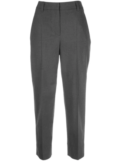 Shop Brunello Cucinelli Tailored Trousers In Grey