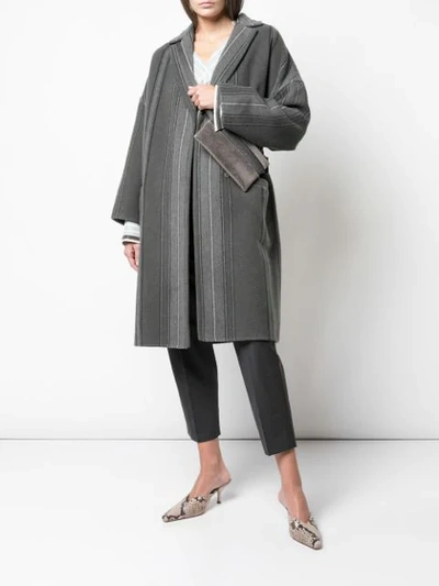 Shop Brunello Cucinelli Tailored Trousers In Grey