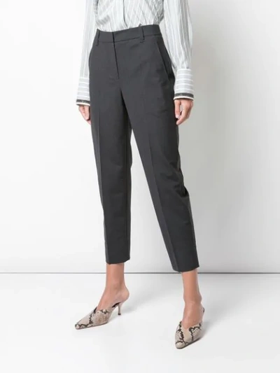 Shop Brunello Cucinelli Tailored Trousers In Grey