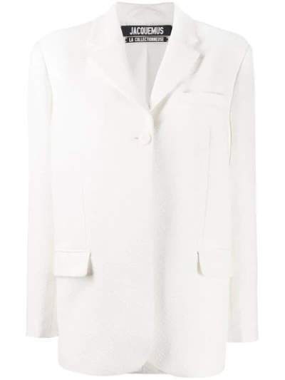 Shop Jacquemus Straight In White