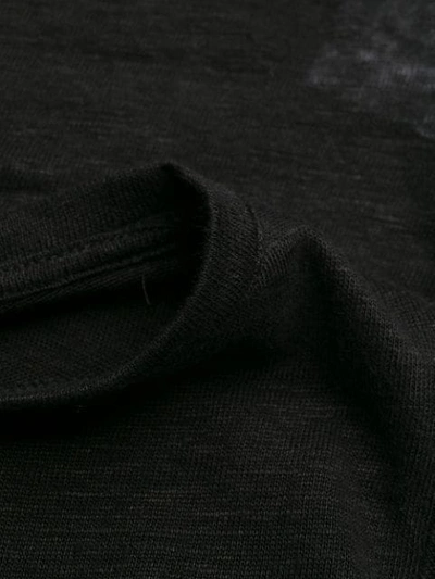 Shop Bellerose Seas Linen T-shirt In Black