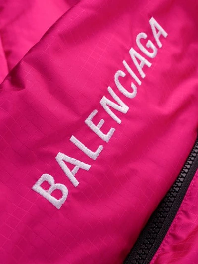 Shop Balenciaga New Swing Puffer Coat In Pink