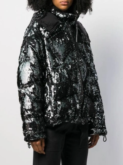 Shop As65 Sequin Embellished Jacket In Silver