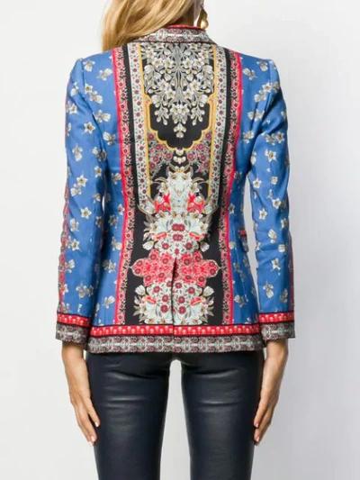 Shop Alice And Olivia Printed Shawl Blazer In G498