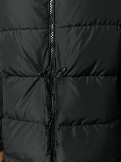 Shop Bacon Hooded Padded Coat In Black