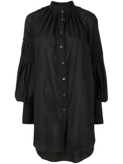 Shop Ann Demeulemeester Relaxed Fit Shirt In 099   Black