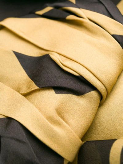 Shop Zimmermann Resistance Batwing Dress In Gold